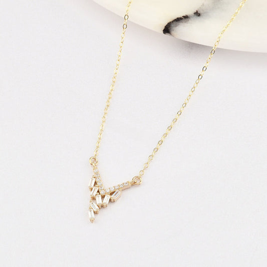 Perfect Bridesmaid, Wedding, and Anniversary Gift Made Lab Grown Diamond Necklace