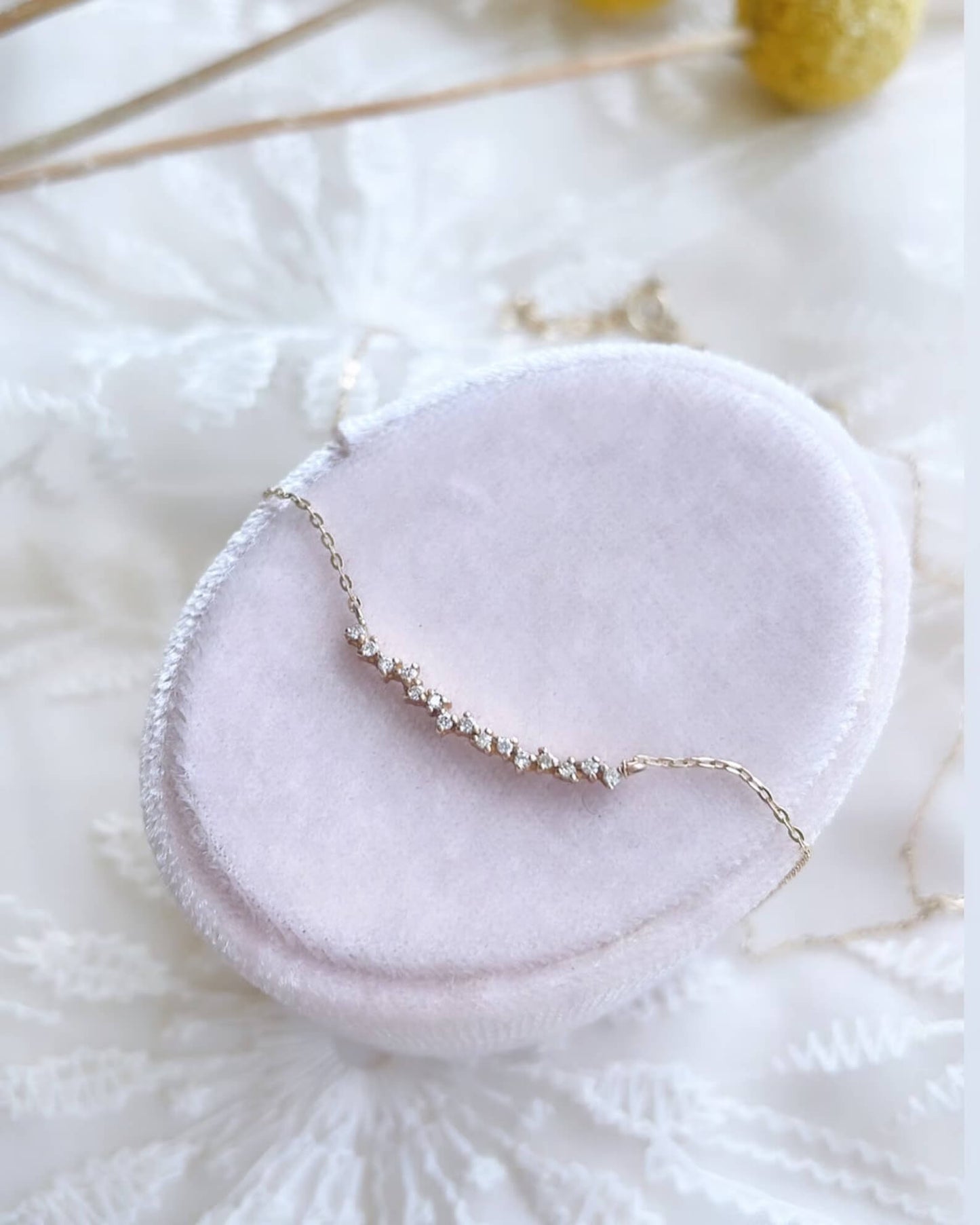 Im Labor gezüchtete Diamantkette mit Umweltbewusstsein