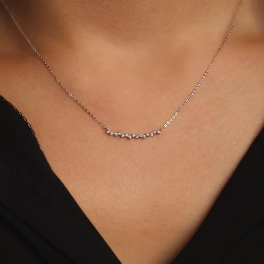 Lab Grown Diamond Necklace with Environmental Consciousness