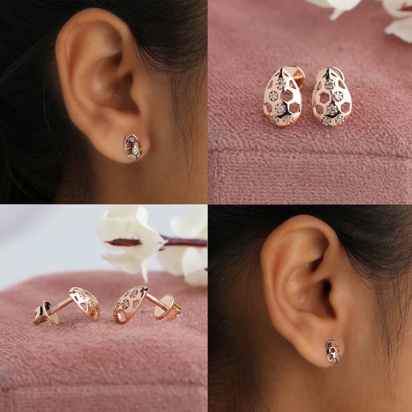 Lab-Grown Diamond Stud Earrings