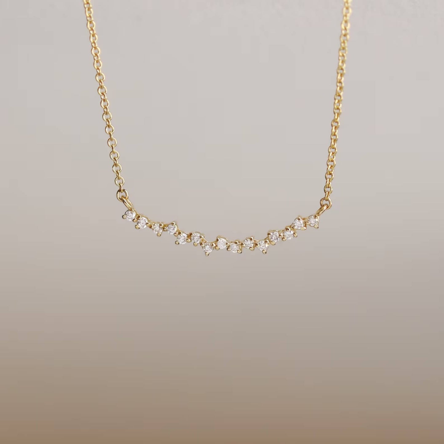 Im Labor gezüchtete Diamantkette mit Umweltbewusstsein