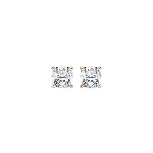 Cushion Cut Stud Earrings