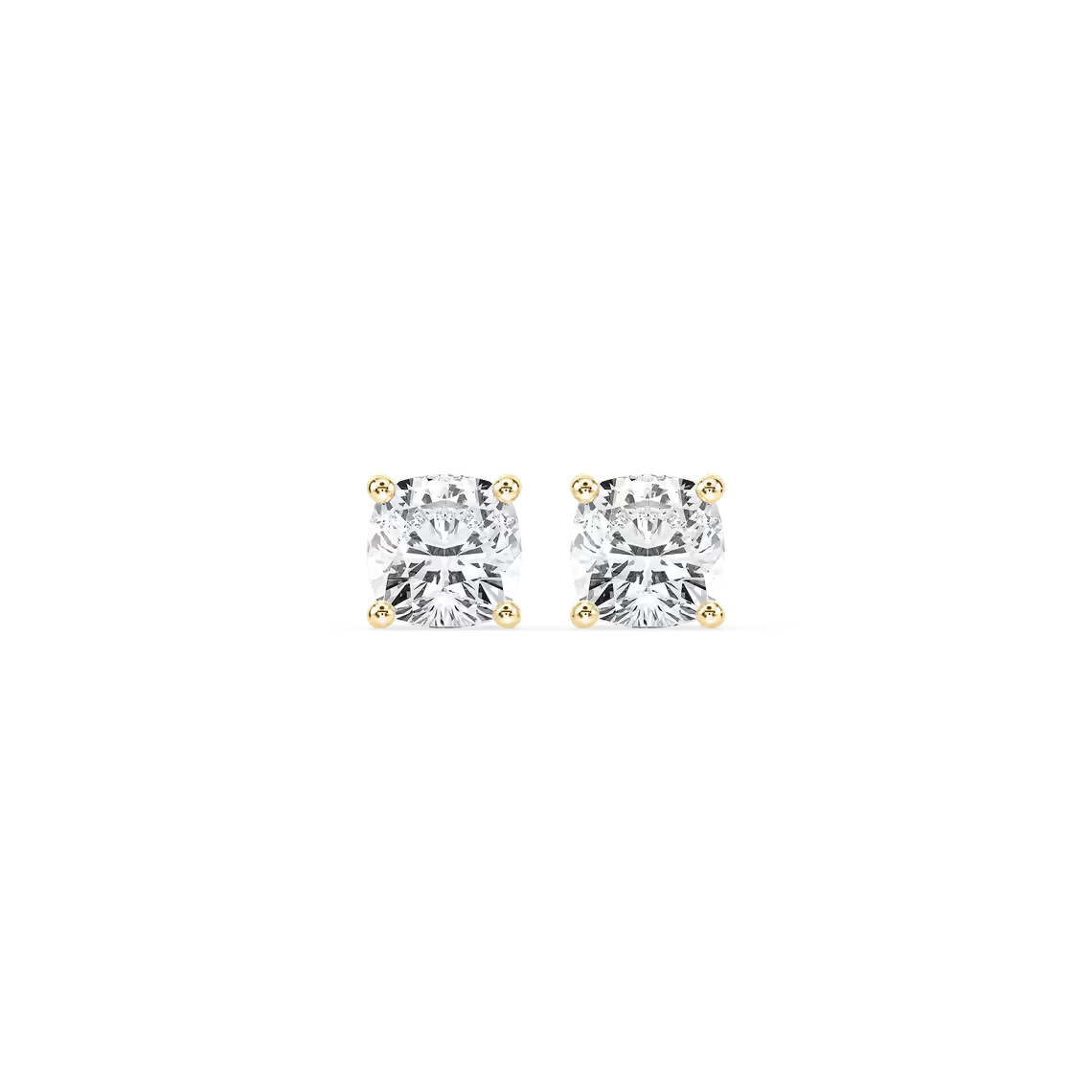 Cushion Cut Stud Earrings