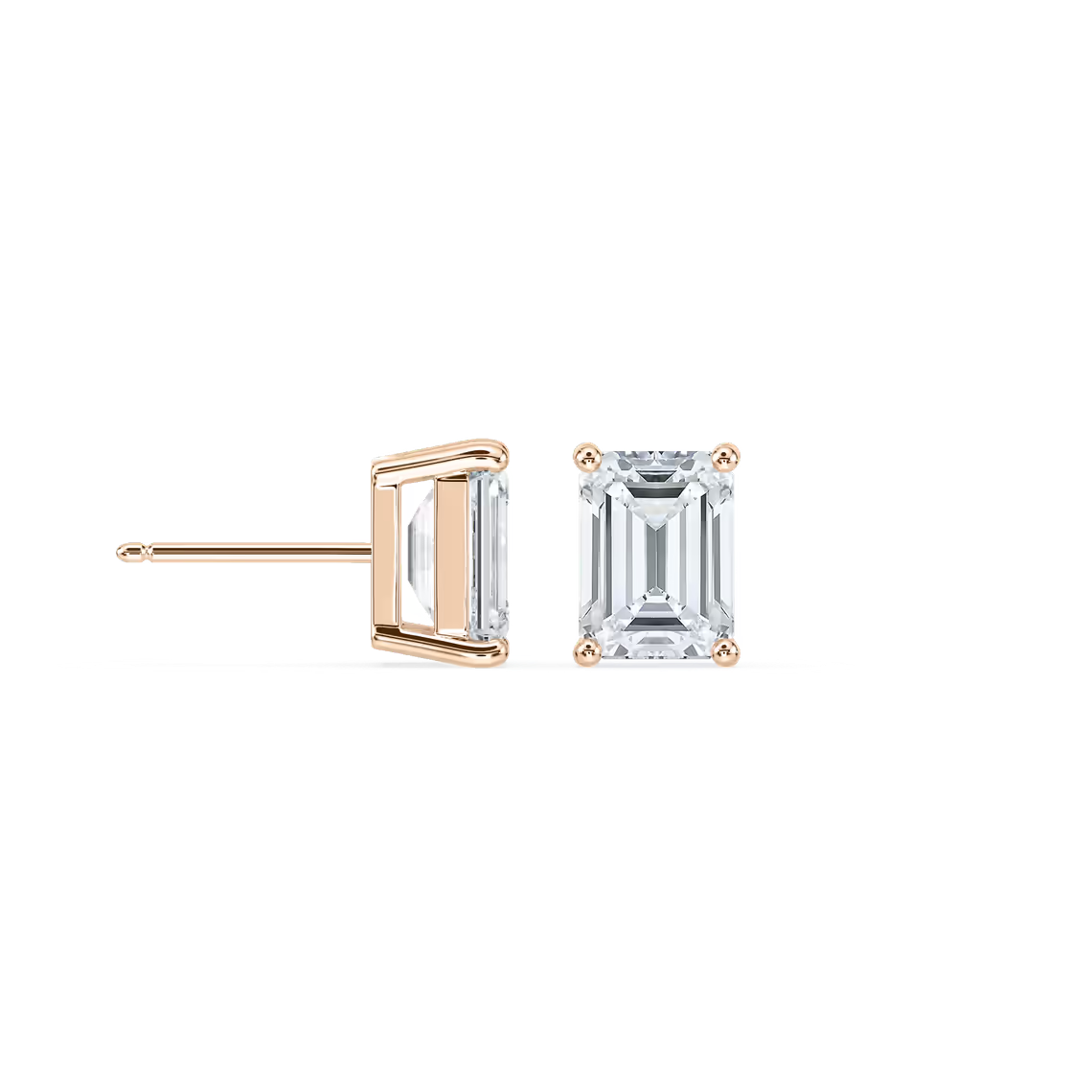 Emerald Fancy Stud Earrings