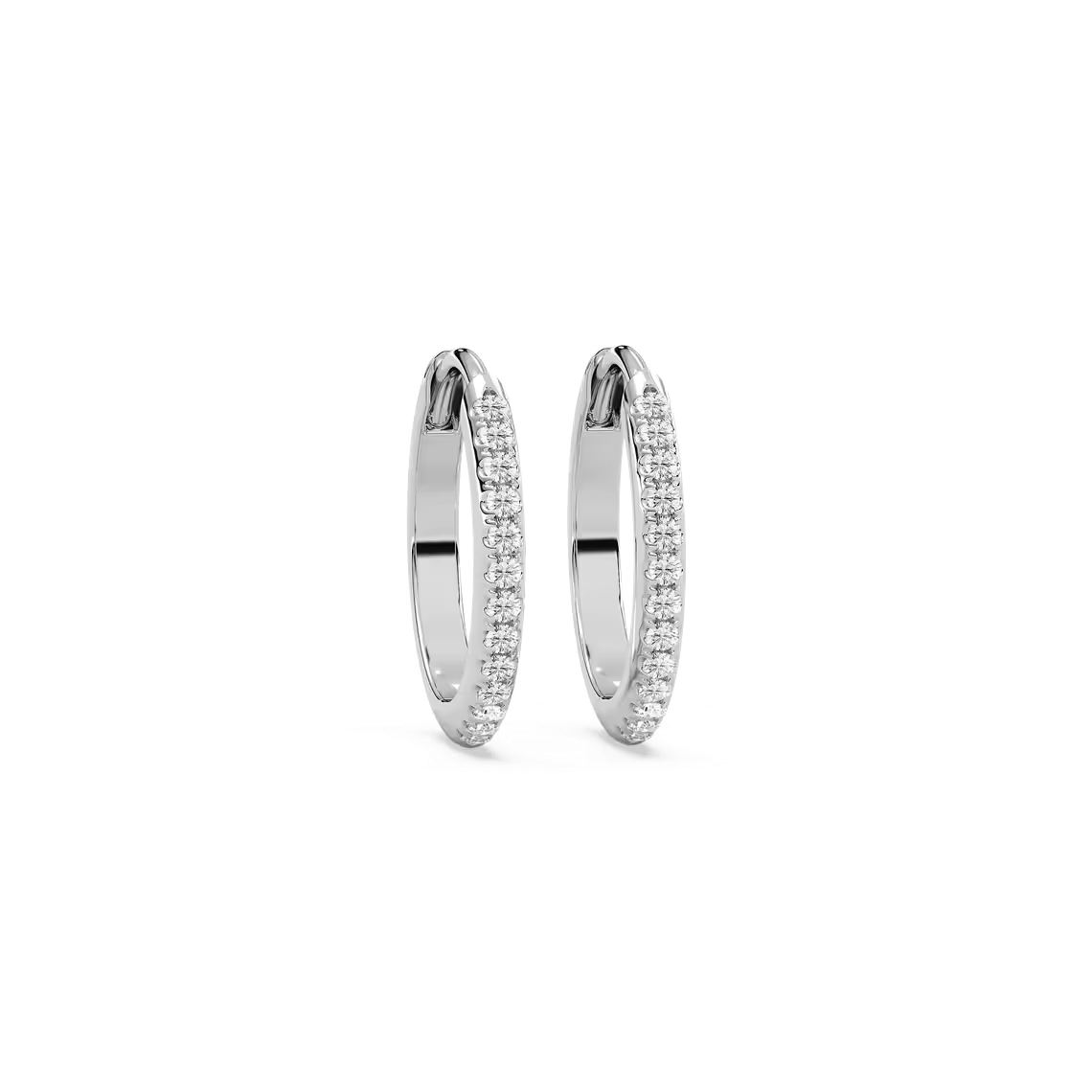 Classic Heggie Earrings with Lab Created Diamonds