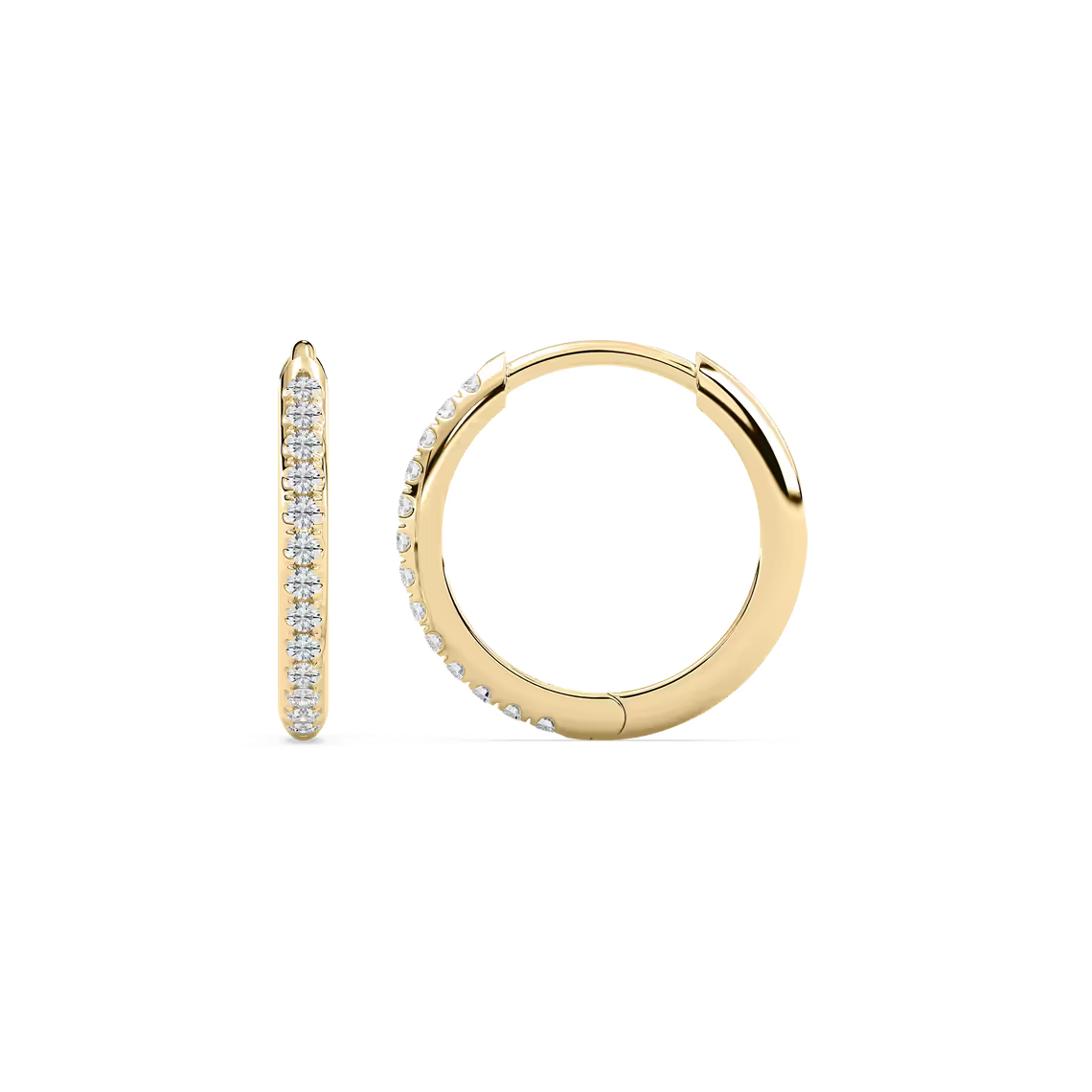 Classic Heggie Earrings with Lab Created Diamonds