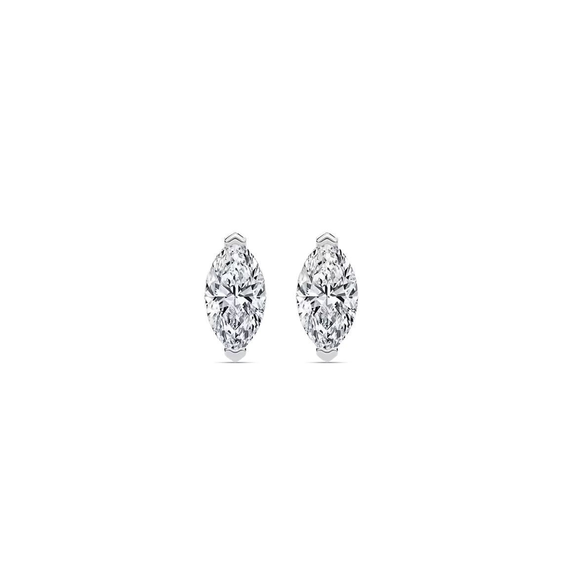 Marquise Diamond Stud Earrings