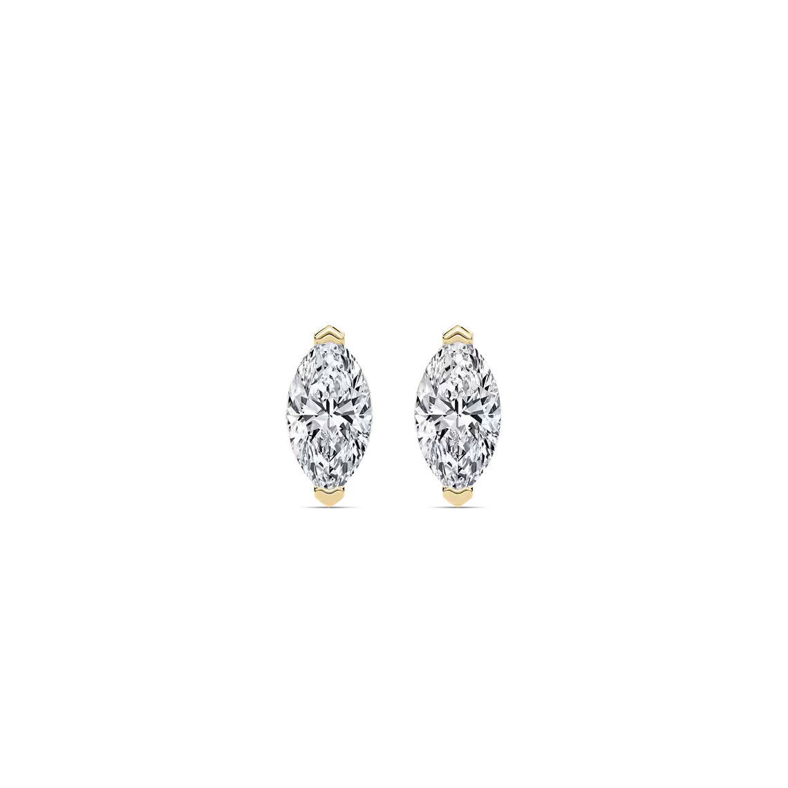 Marquise Diamond Stud Earrings