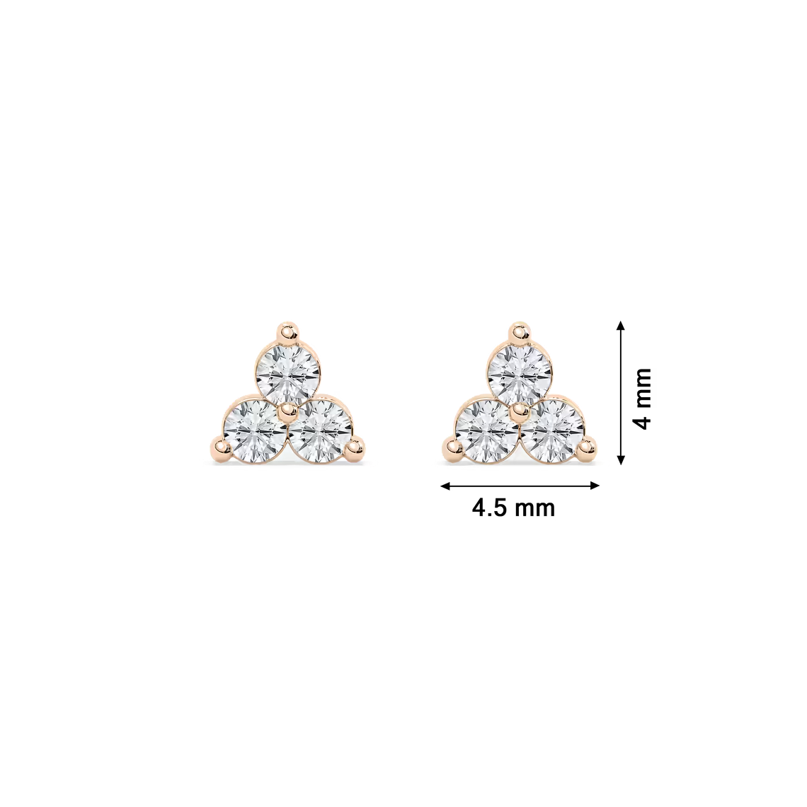 Micro Cluster Lab Grown Diamond Earrings