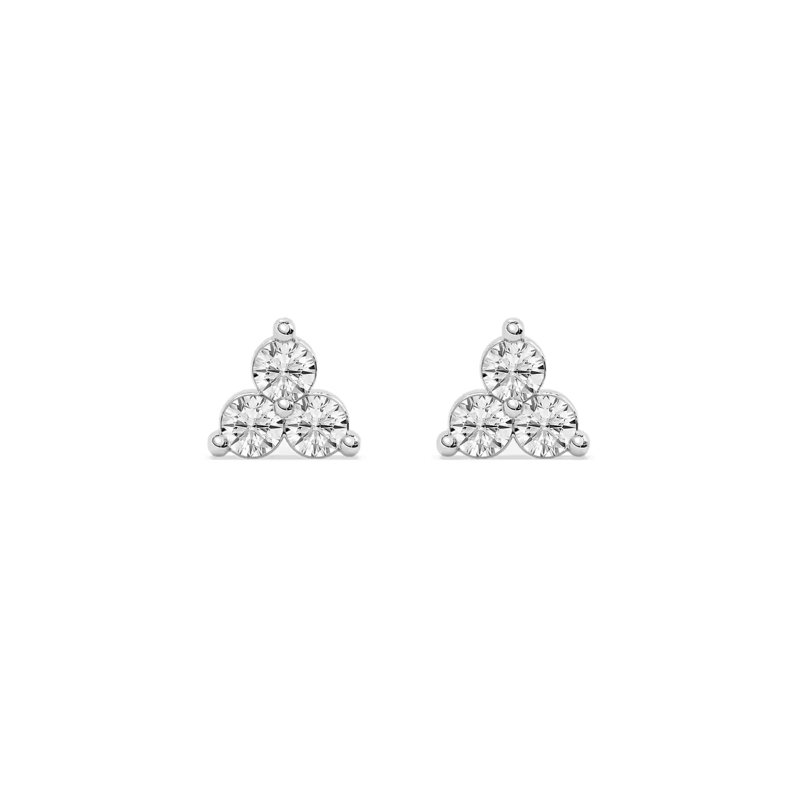 Micro Cluster Lab Grown Diamond Earrings