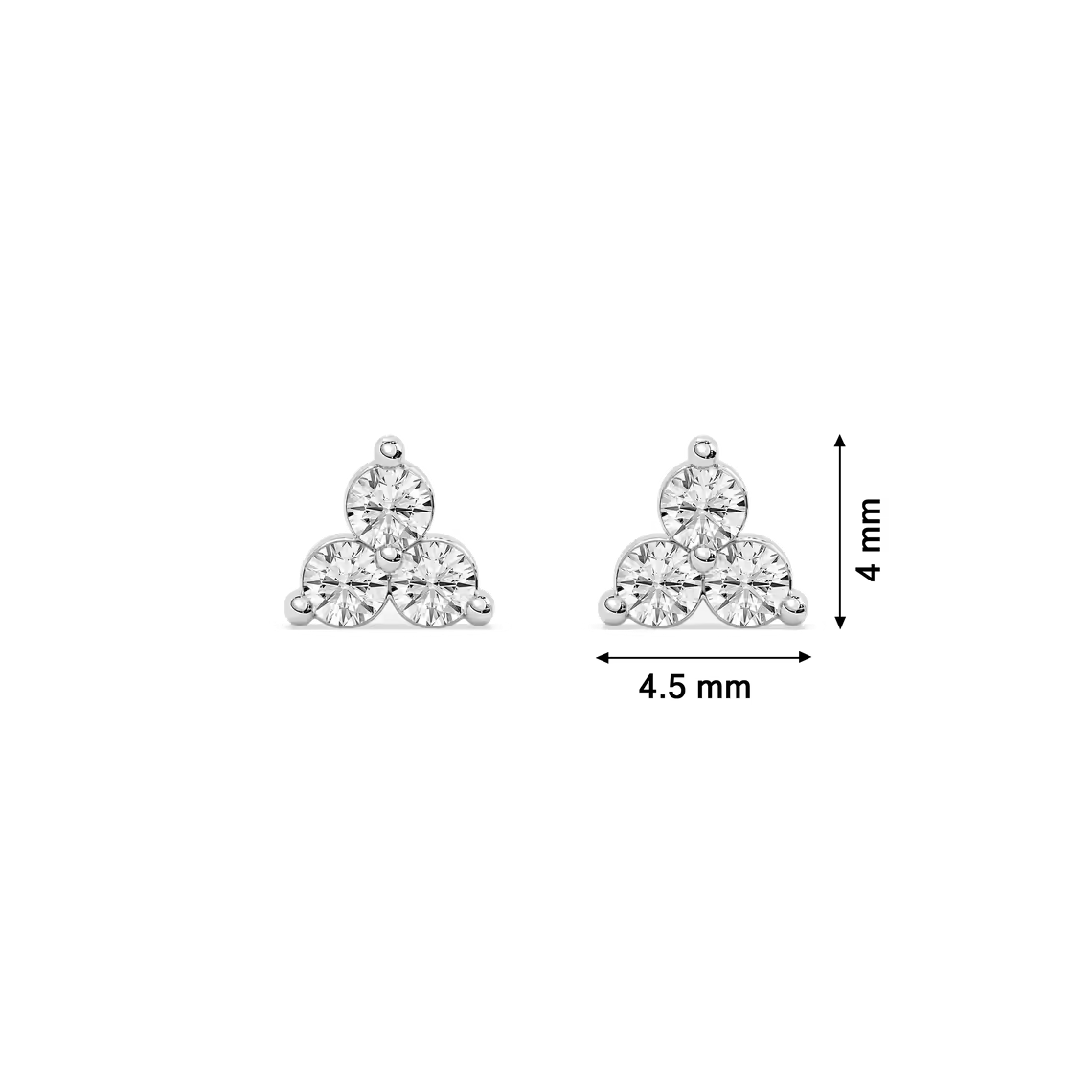 Micro Cluster Lab Grown Diamond Earrings