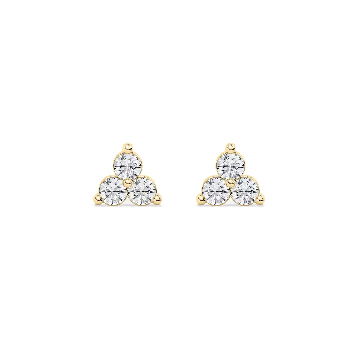 Micro Cluster Lab Grown Diamond Earrings
