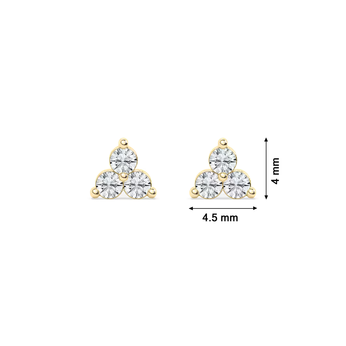 Micro Cluster Lab Grown Diamond Earrings