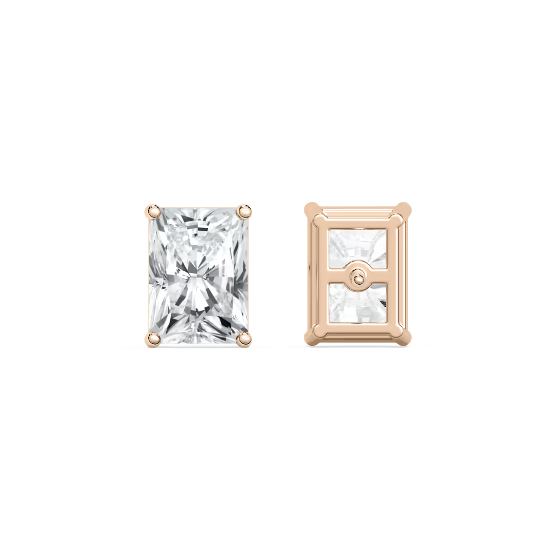 Radiant Fancy Stud Earrings