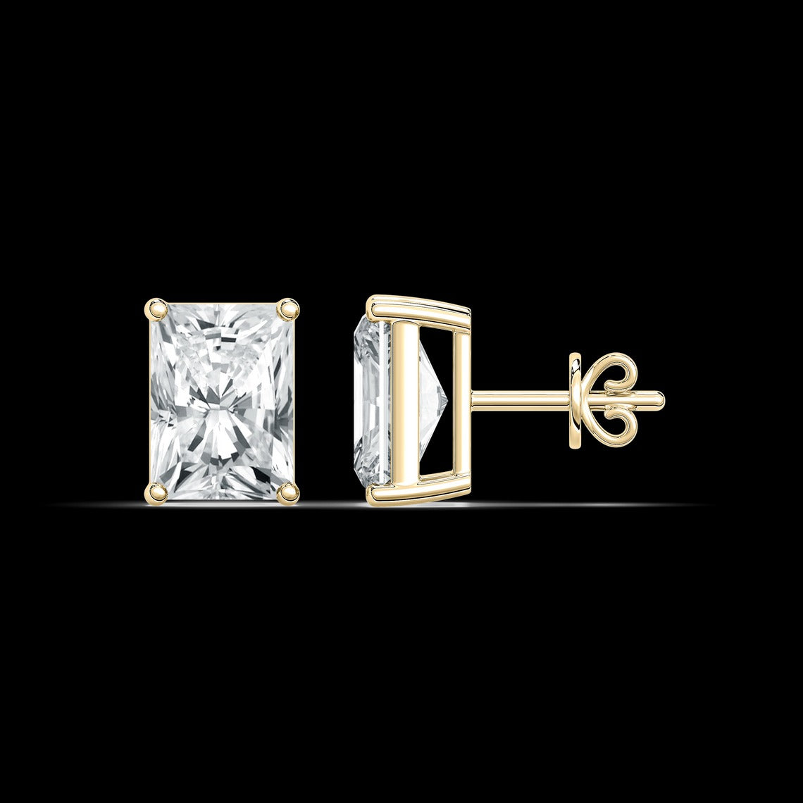 Radiant Fancy Stud Earrings