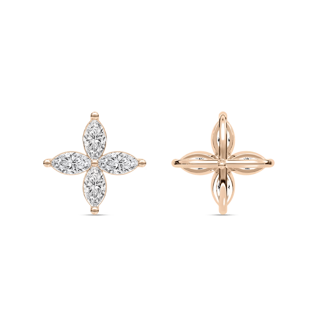 Marquise-Diamantohrringe als Symbol der Verbundenheit