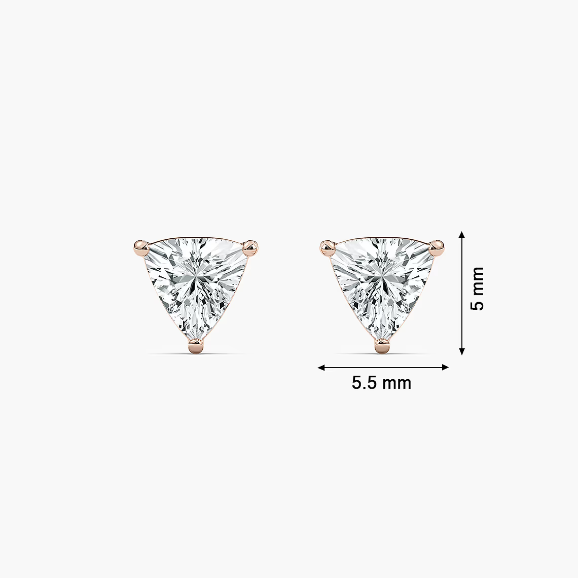 Trillion Lab Grown Diamond Ohrstecker