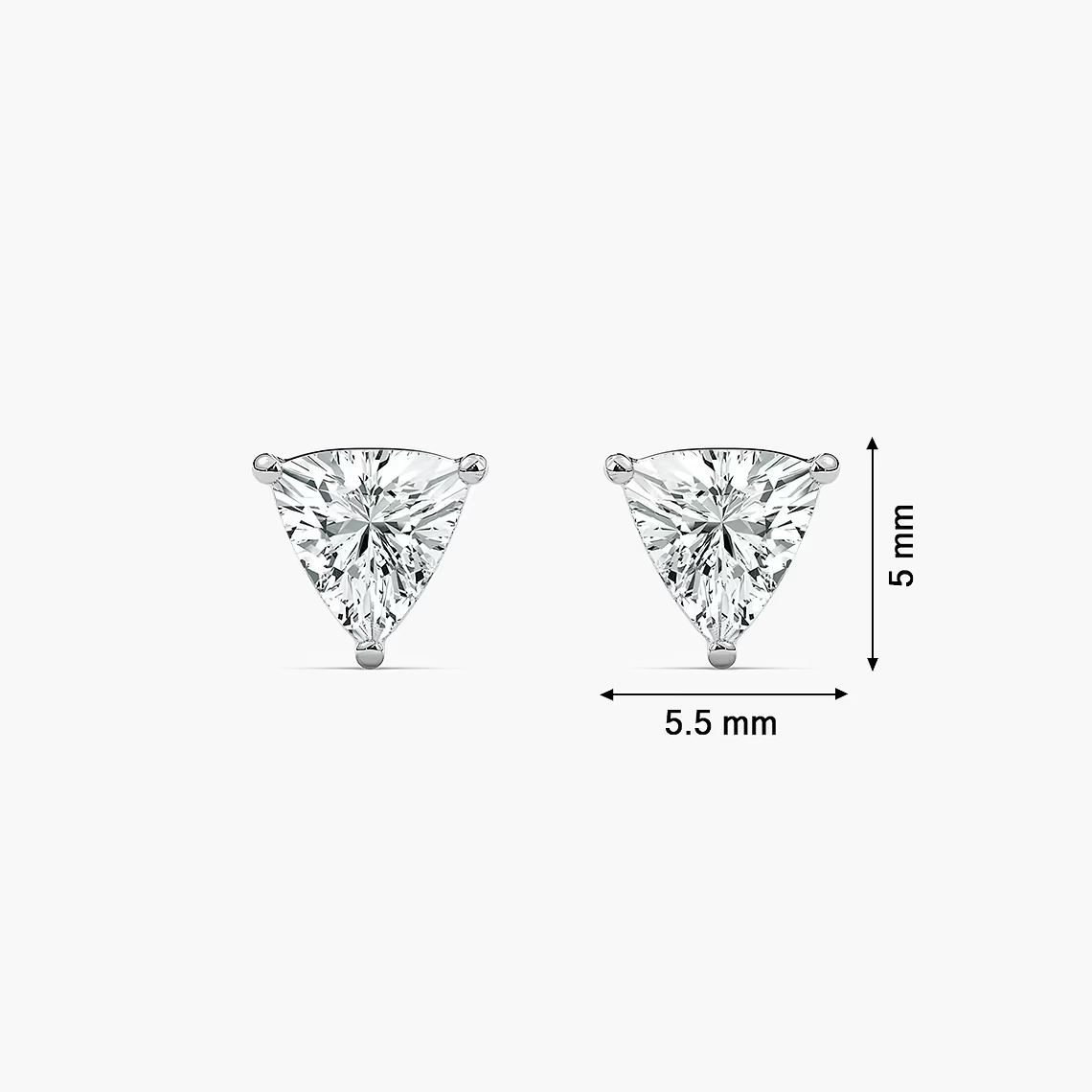 Trillion Lab Grown Diamond Ohrstecker