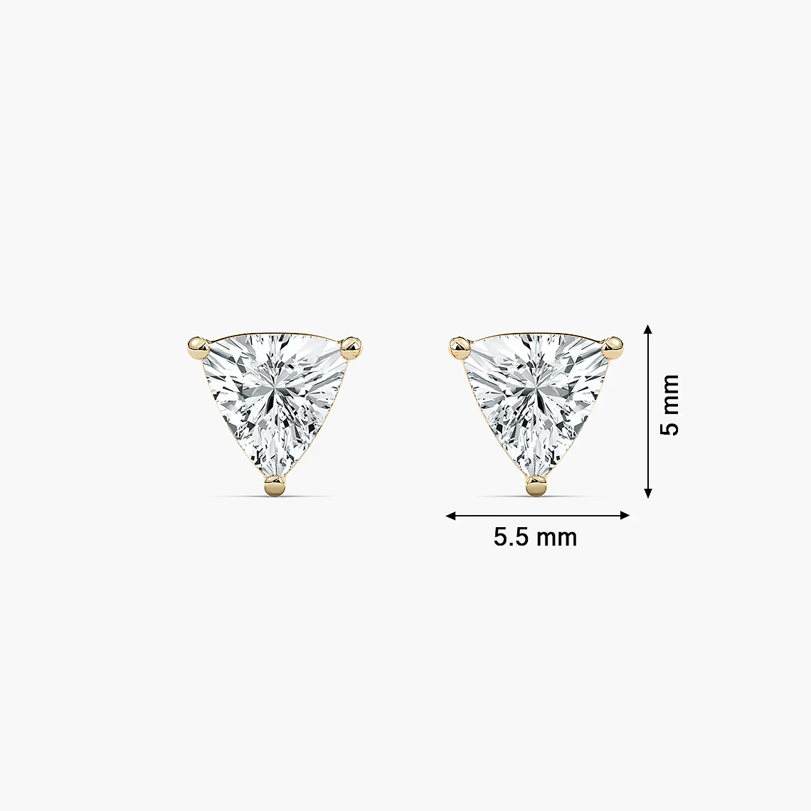 Trillion Lab Grown Diamond Ohrstecker