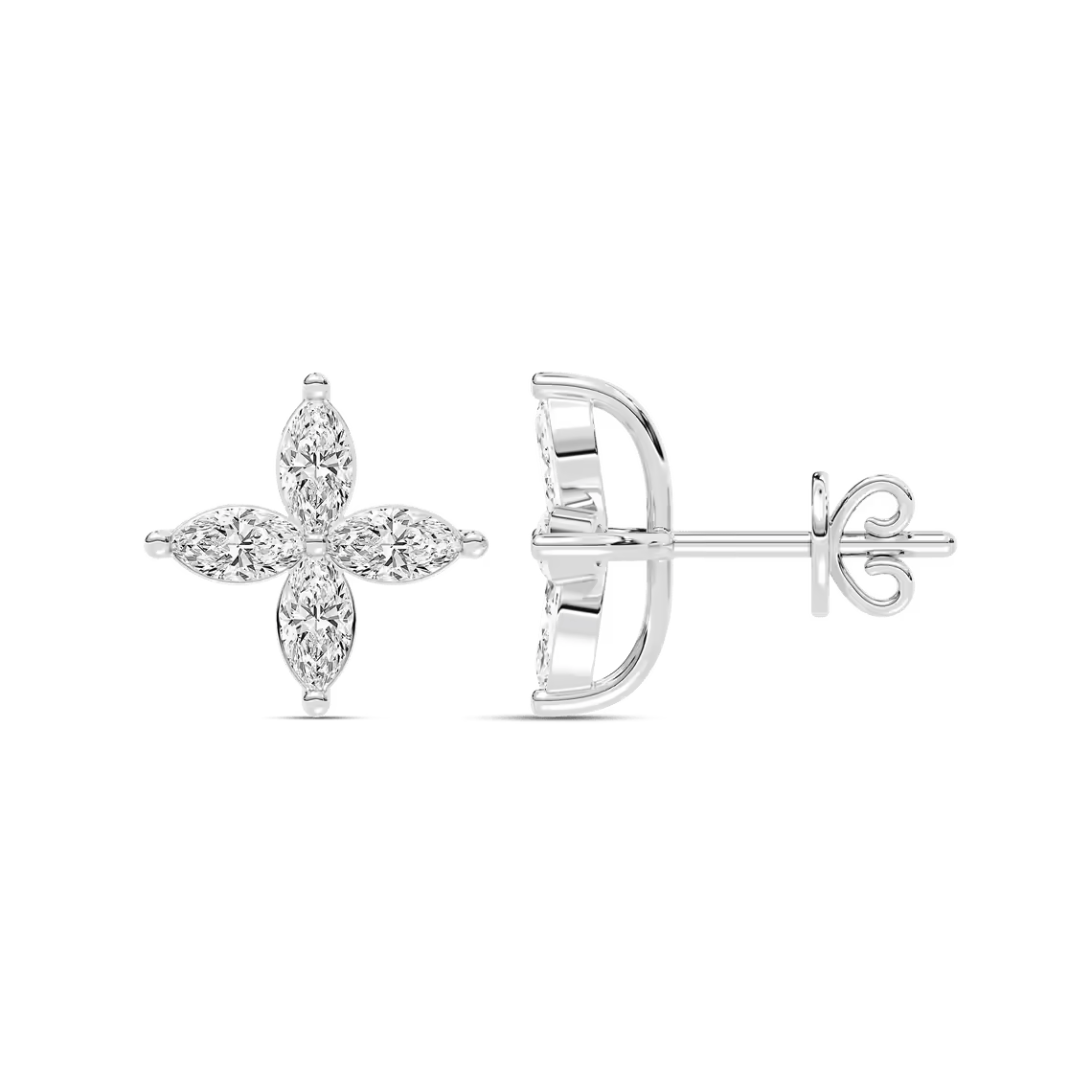 Marquise-Diamantohrringe als Symbol der Verbundenheit