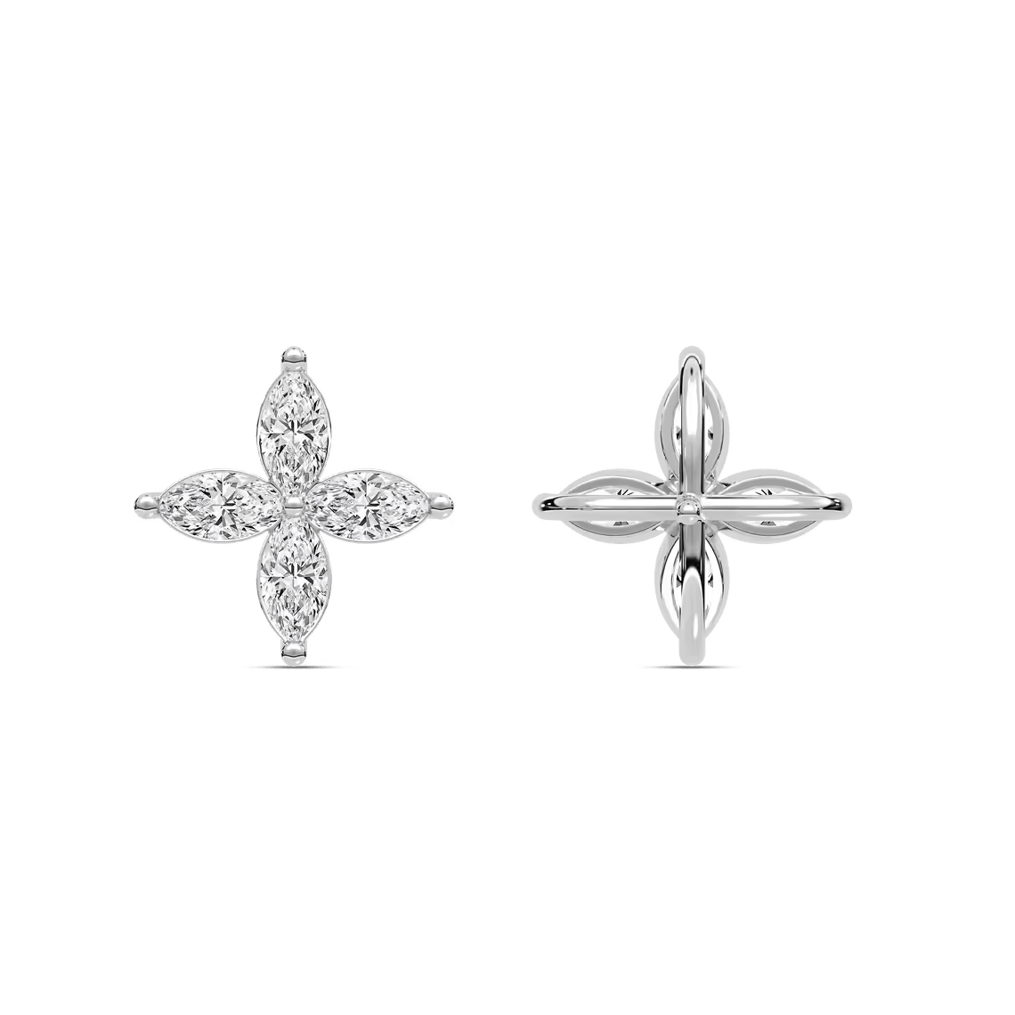 Marquise-Diamantohrringe als Symbol der Verbundenheit