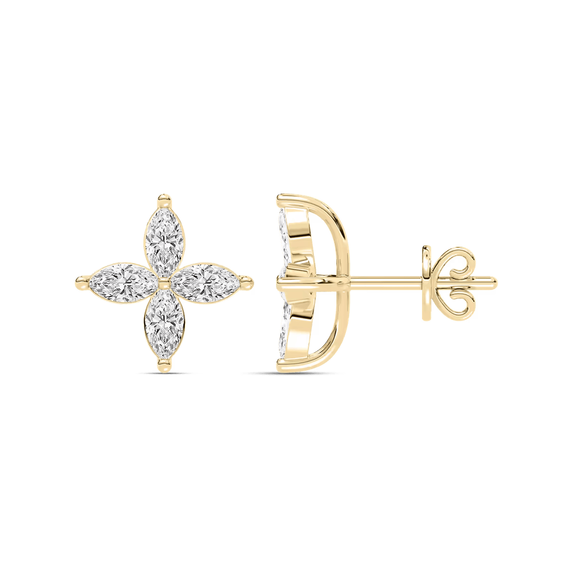 Marquise-Diamantohrringe als Symbol der Verbundenheit