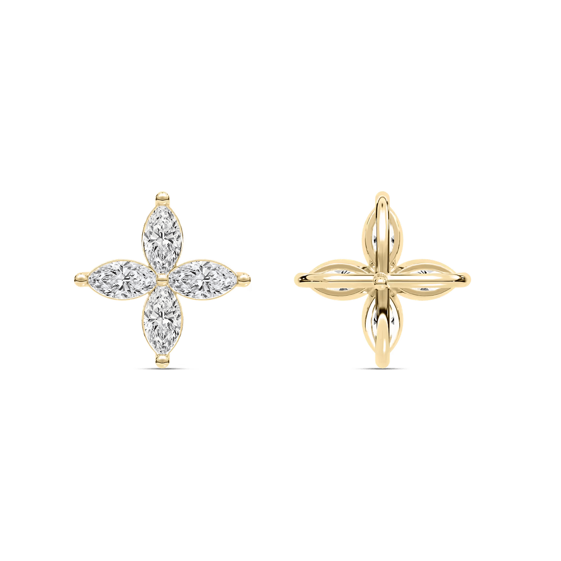 Marquise-Diamantohrringe als Symbol der Verbundenheit