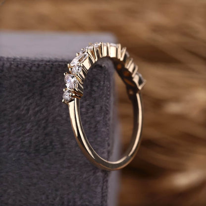 Stacking Band with Lab-Grown Diamonds