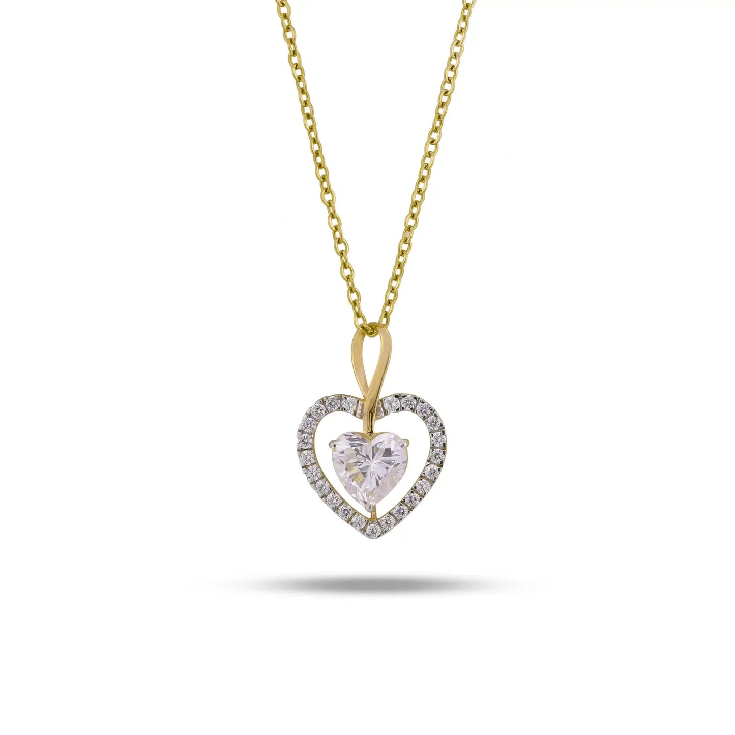 Classic Necklace with Lab-Grown Diamond Solitaire